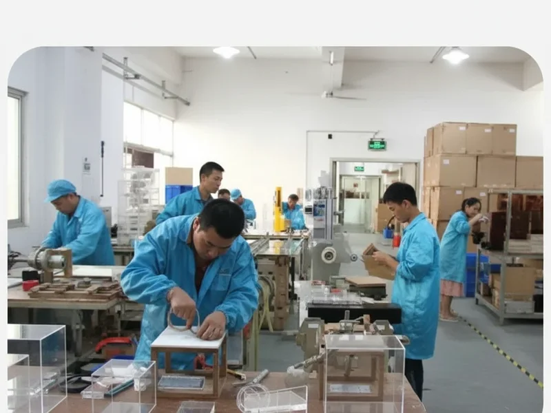 AcryliXpress factory — In-house team