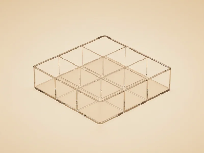Multi-Compartment Divided Box